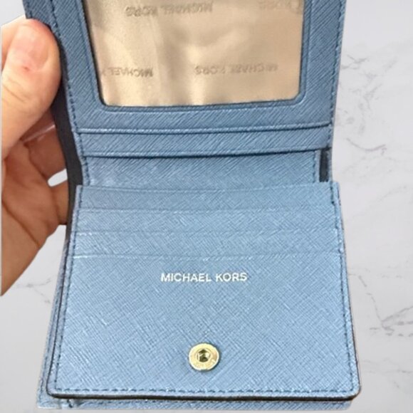 MICHAEL Michael Kors Mercer Crocodile-Embossed-Leather Card Case - Picture 7 of 12